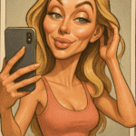 AI influencer – sztuczna dziewczyna pozuje na Instagramie
