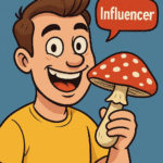 Influencer jedzący muchomora – niebezpieczny trend w social media