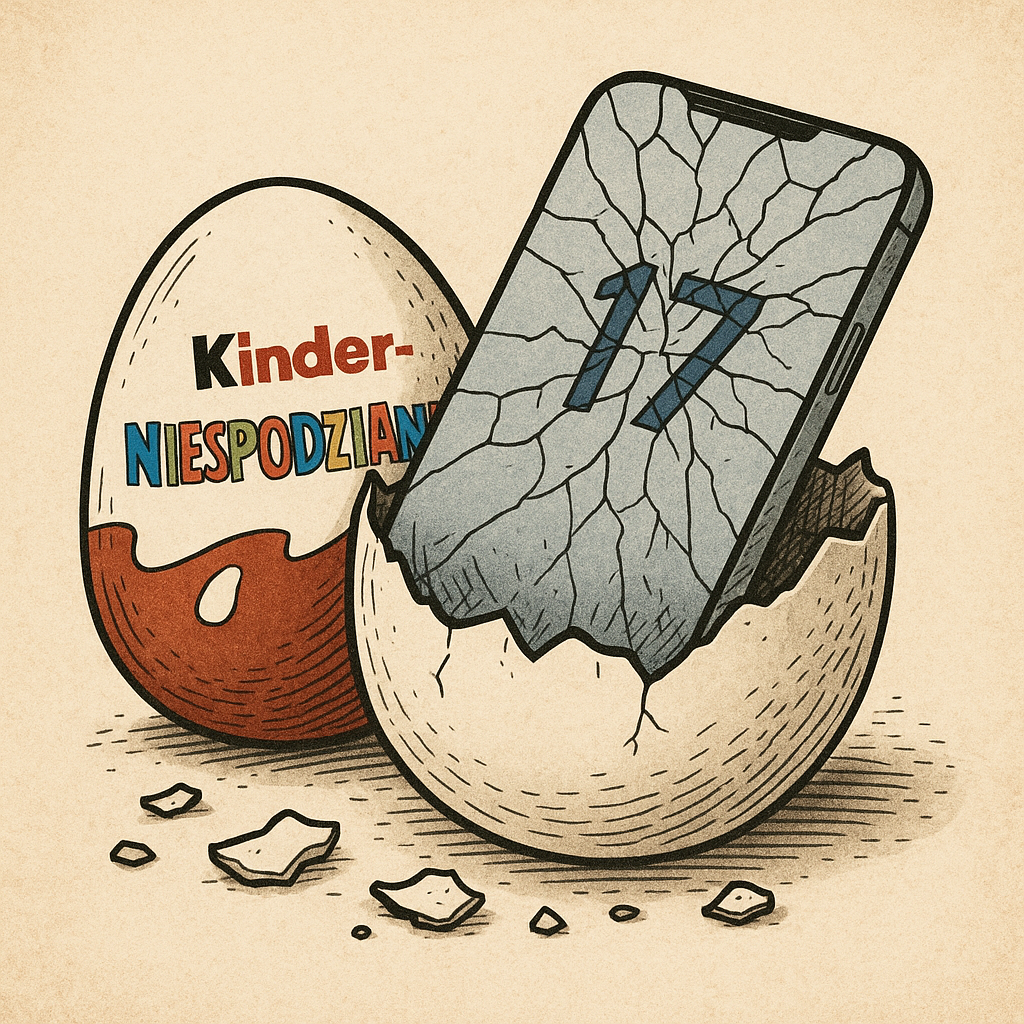 iPhone 17 jako jajko niespodzianka